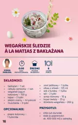 Gazetka promocyjna Lidl - KATALOG WIELKANOC - Gazetka - ważna od 09.04 do 09.04.2023 - strona 16 - produkty: Cebula czerwona, Cebula, Sok, Sól, Por, Mus, Durszlak, Jogurt, Sitko, Pieprz, Syrop, Oliwa z oliwek, Ocet, Kokos, Musztarda