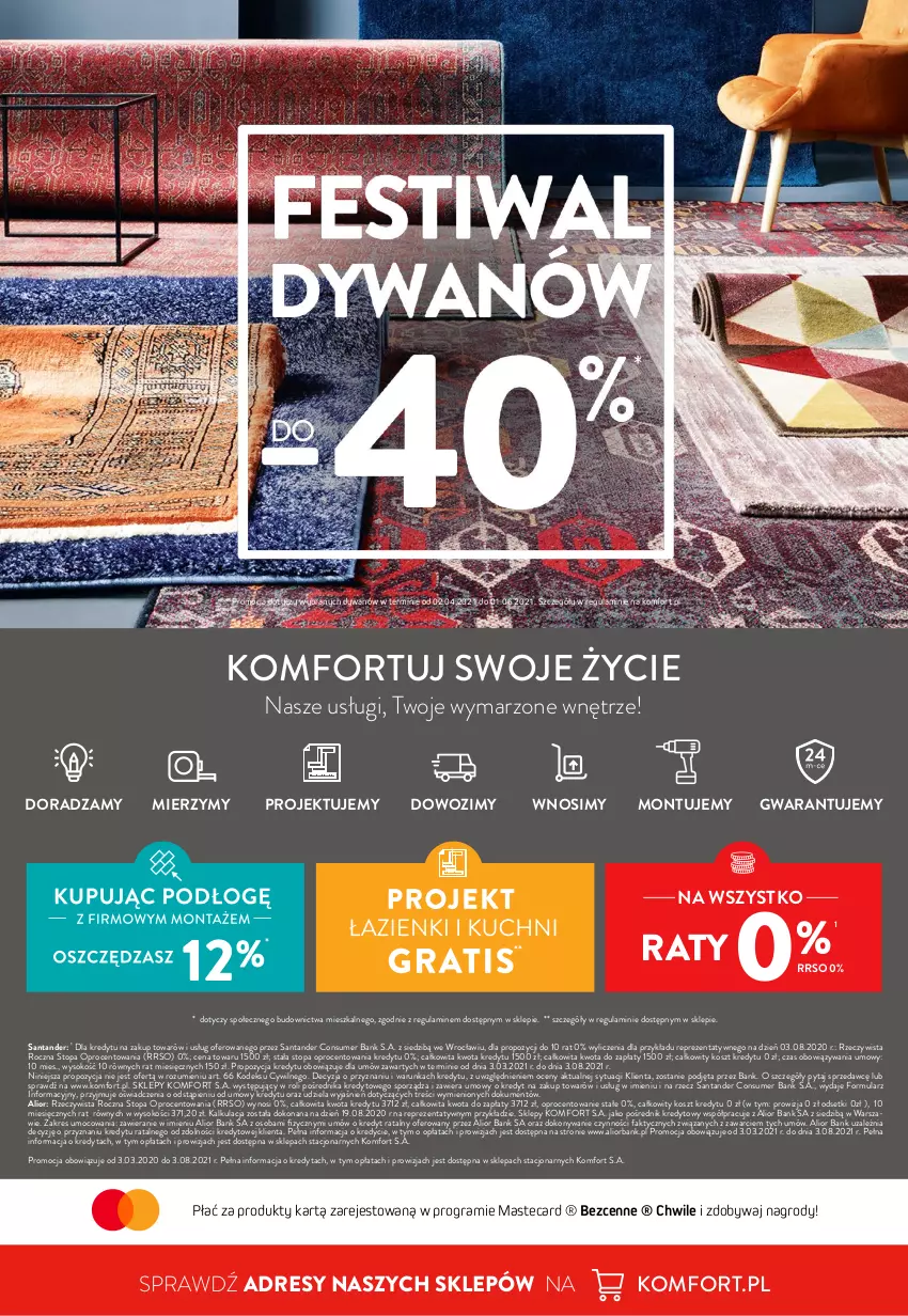 Gazetka promocyjna Komfort - Gazetka - ważna 07.04 do 18.05.2021 - strona 32 - produkty: Dres, Dywan, Fa, Gra, Kosz, Por, Sok, Top