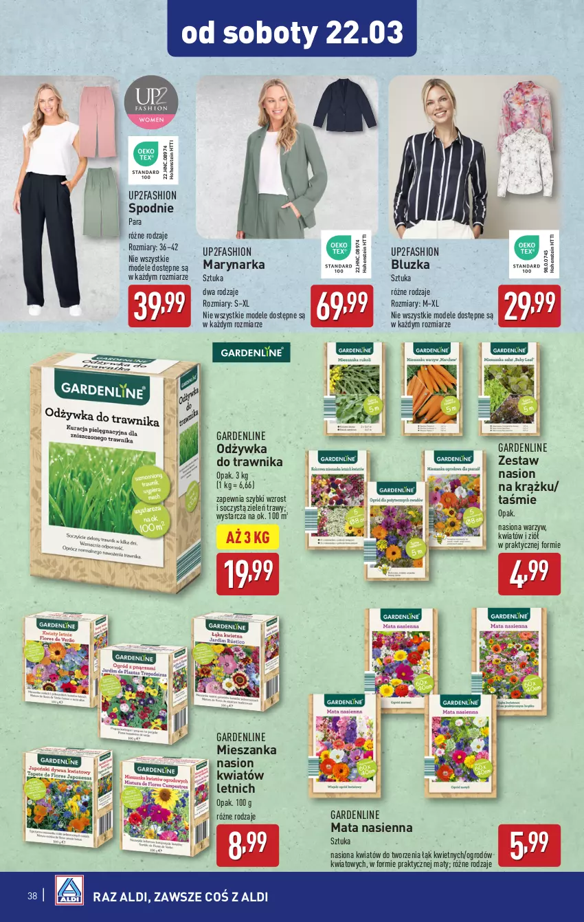 Gazetka promocyjna Aldi - Pełna oferta - ważna 17.03 do 22.03.2025 - strona 38 - produkty: Fa, Odżywka, Spodnie