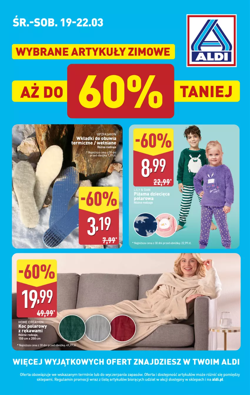 Gazetka promocyjna Aldi - Pełna oferta - ważna 17.03 do 22.03.2025 - strona 43 - produkty: Kawa, Koc, Wkładki