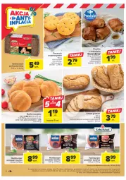 Gazetka promocyjna Carrefour - Gazetka Targ świeżości - Gazetka - ważna od 30.04 do 30.04.2023 - strona 4 - produkty: Focaccia, Hamburger, Burger, Chleb, Bułka