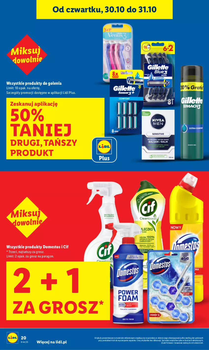 Gazetka promocyjna Lidl - GAZETKA - ważna 30.10 do 31.10.2025 - strona 20 - produkty: Cif, Domestos