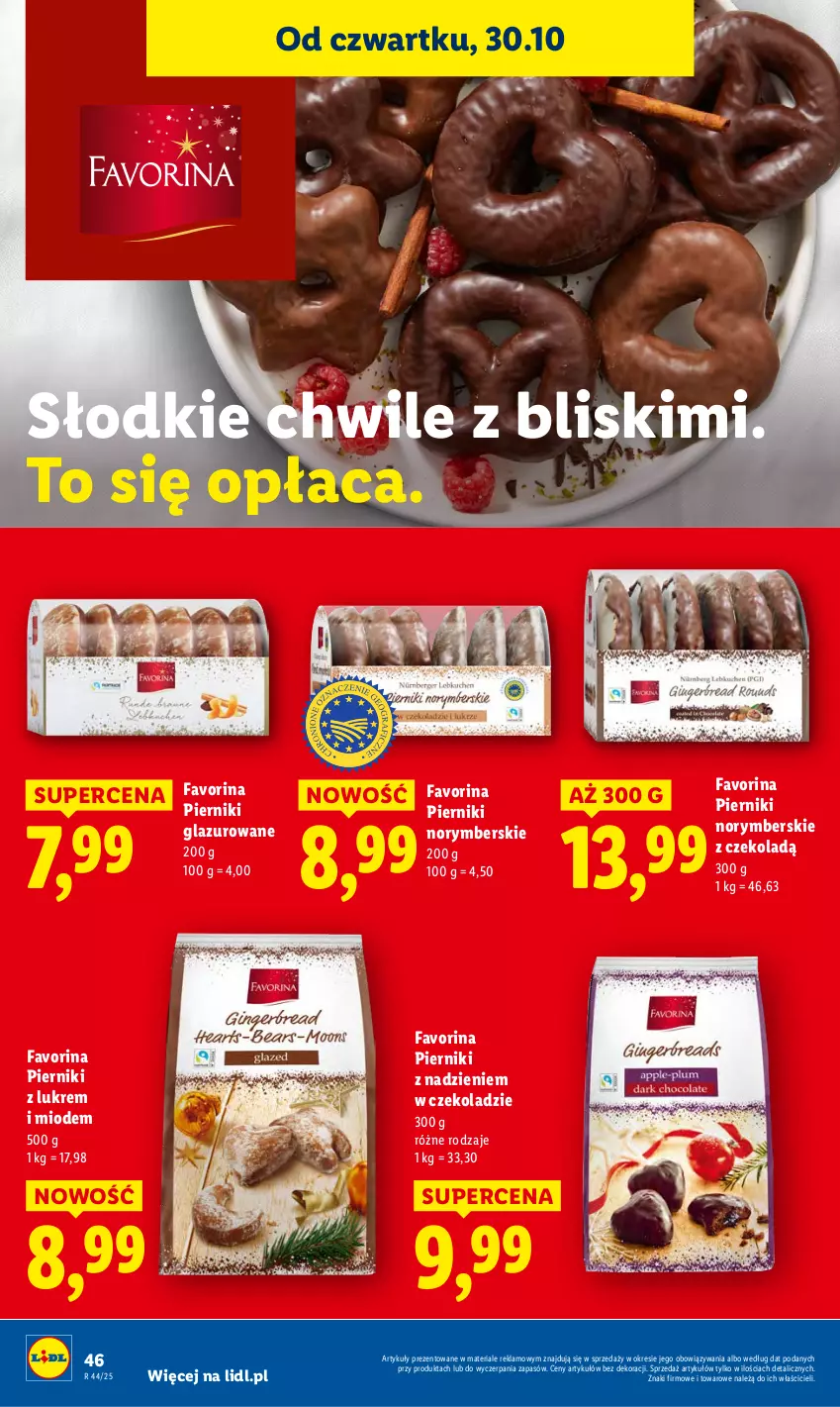 Gazetka promocyjna Lidl - GAZETKA - ważna 30.10 do 31.10.2025 - strona 48 - produkty: Fa, Lazur, Piernik