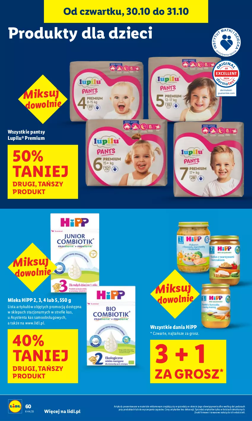 Gazetka promocyjna Lidl - GAZETKA - ważna 30.10 do 31.10.2025 - strona 62 - produkty: Dzieci, HiPP