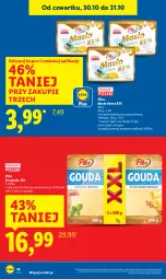 Gazetka promocyjna Lidl - GAZETKA - Gazetka - ważna od 31.10 do 31.10.2025 - strona 10 - produkty: Ser, Pilos, Gouda, Masło