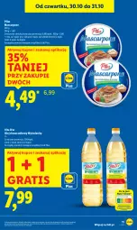 Gazetka promocyjna Lidl - GAZETKA - Gazetka - ważna od 31.10 do 31.10.2025 - strona 11 - produkty: Gra, Mascarpone, Wazon, Pilos, Olej słonecznikowy, Olej