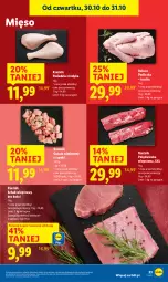 Gazetka promocyjna Lidl - GAZETKA - Gazetka - ważna od 31.10 do 31.10.2025 - strona 35 - produkty: Perliczka, Polędwiczka wieprzowa, Tusz, Schab wieprzowy, Mięso