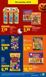 Gazetka promocyjna Lidl - GAZETKA - Gazetka - ważna od 31.10 do 31.10.2025 - strona 45 - produkty: Cheetos, Chrupki, Lorenz, Kubuś, Monster Munch, Arbuz, Haribo, Mango, Napój