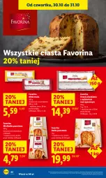 Gazetka promocyjna Lidl - GAZETKA - Gazetka - ważna od 31.10 do 31.10.2025 - strona 46 - produkty: Strucla, Kawa, LANA, Babka, Fa