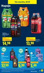 Gazetka promocyjna Lidl - GAZETKA - Gazetka - ważna od 31.10 do 31.10.2025 - strona 51 - produkty: Sok, Mus, 7up, Mirinda, Coca-Cola, Napoje, Pepsi, Syrop, Imbir