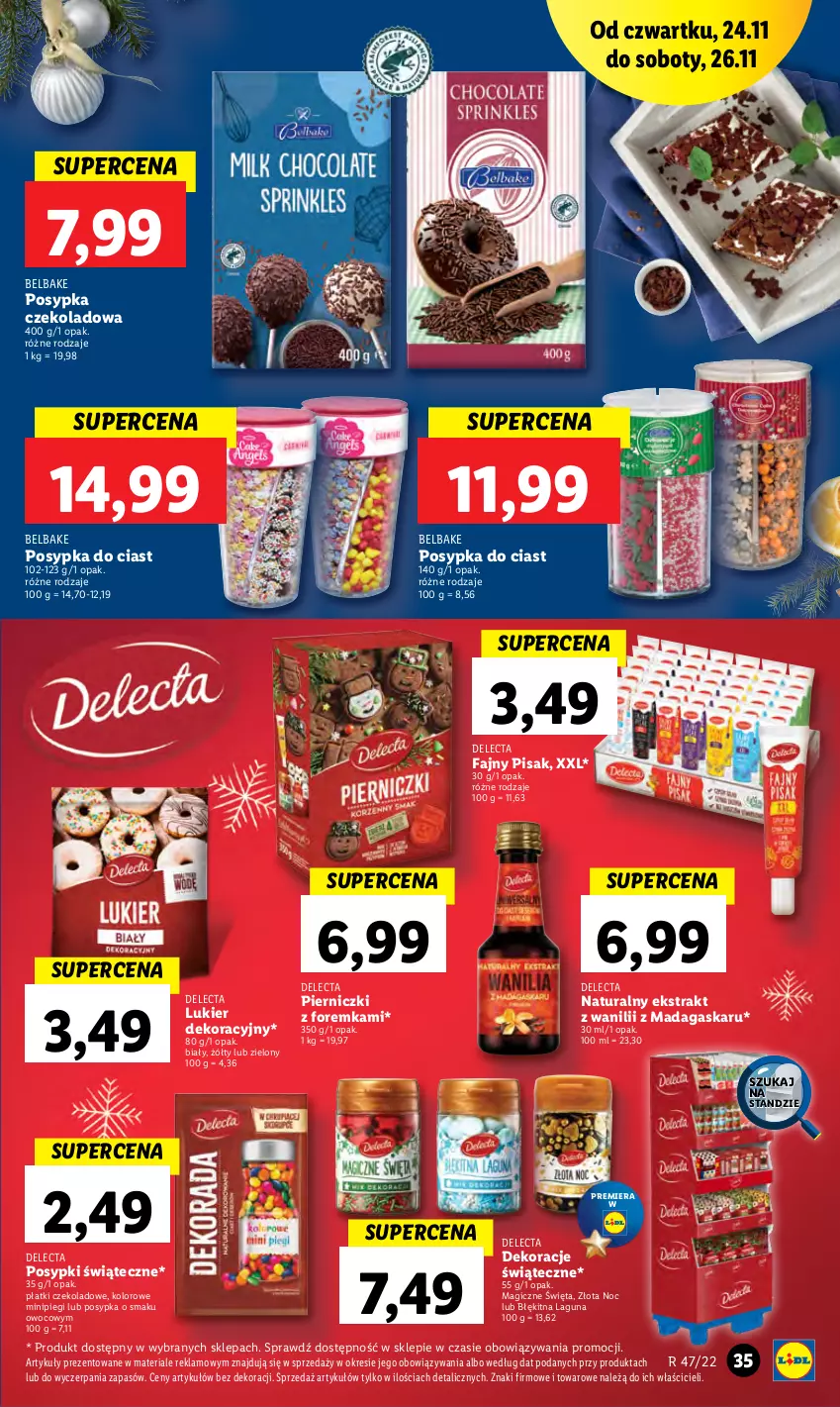 Gazetka promocyjna Lidl - GAZETKA - ważna 24.11 do 26.11.2022 - strona 37 - produkty: Delecta, Fa