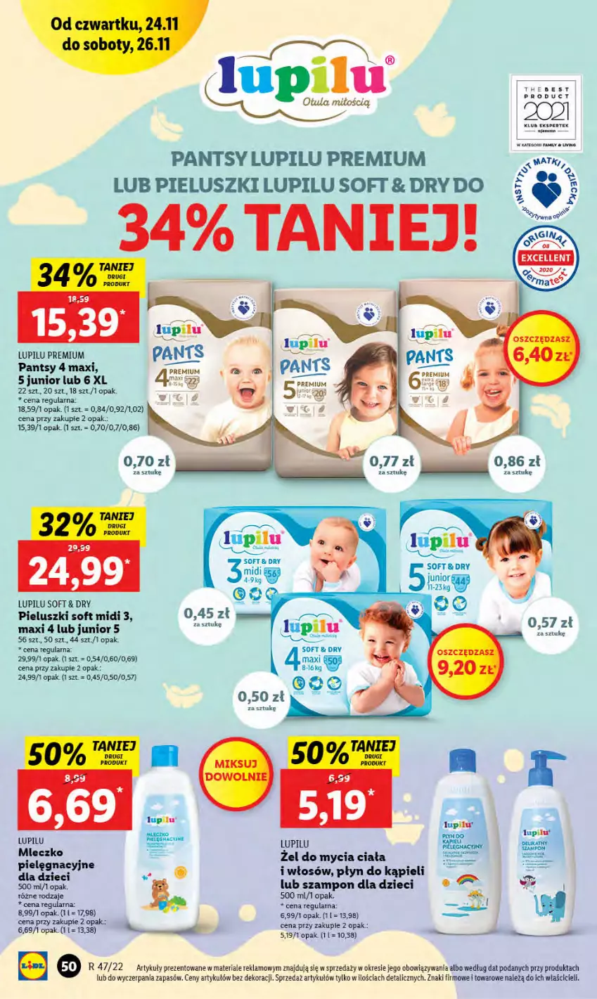 Gazetka promocyjna Lidl - GAZETKA - ważna 24.11 do 26.11.2022 - strona 52 - produkty: Dzieci, Fa, Szampon