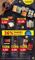 Gazetka promocyjna Lidl - GAZETKA - Gazetka - ważna od 26.11 do 26.11.2022 - strona 23 - produkty: Pasta wasabi, House of Asia, Mleczko, Tonik, Sushi, Wasa, LG