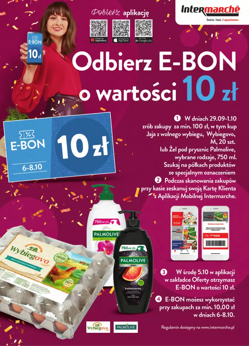 Gazetka promocyjna Intermarche - Gazetka Intermarche - ważna 29.09 do 05.10.2022 - strona 3 - produkty: Jaja, Jaja z wolnego wybiegu, Mobil, Palmolive, Półka