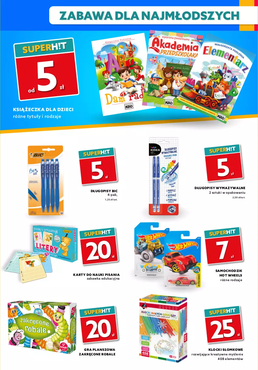 Gazetka promocyjna Dealz - Gazetka na otwarcie - Skawina - ważna 18.06 do 02.07.2021 - strona 7 - produkty: Aquaphor, BIC, Chodzik, Długopis, Dzbanek, Dzbanek filtrujący, Dzieci, Folia aluminiowa, Gra, Hot Wheels, Kabel USB, Karafka, Klocki, Podgrzewacze, Pojemnik, Zabawka