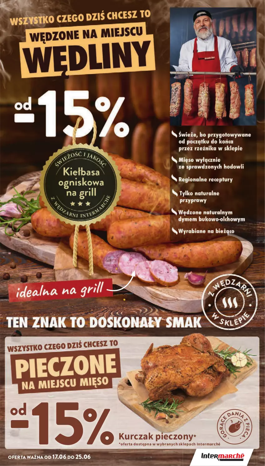 Gazetka promocyjna Intermarche - Gazetka Intermarche - ważna 17.06 do 25.06.2025 - strona 15 - produkty: Kurczak, Piec