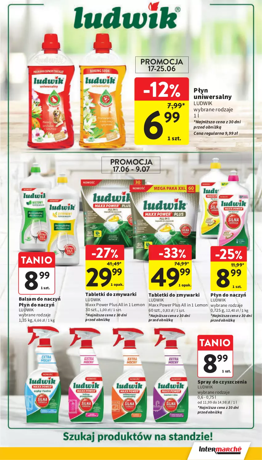Gazetka promocyjna Intermarche - Gazetka Intermarche - ważna 17.06 do 25.06.2025 - strona 39 - produkty: Ludwik, Spray do czyszczenia, Tablet, Tabletki do zmywarki, Zmywarki