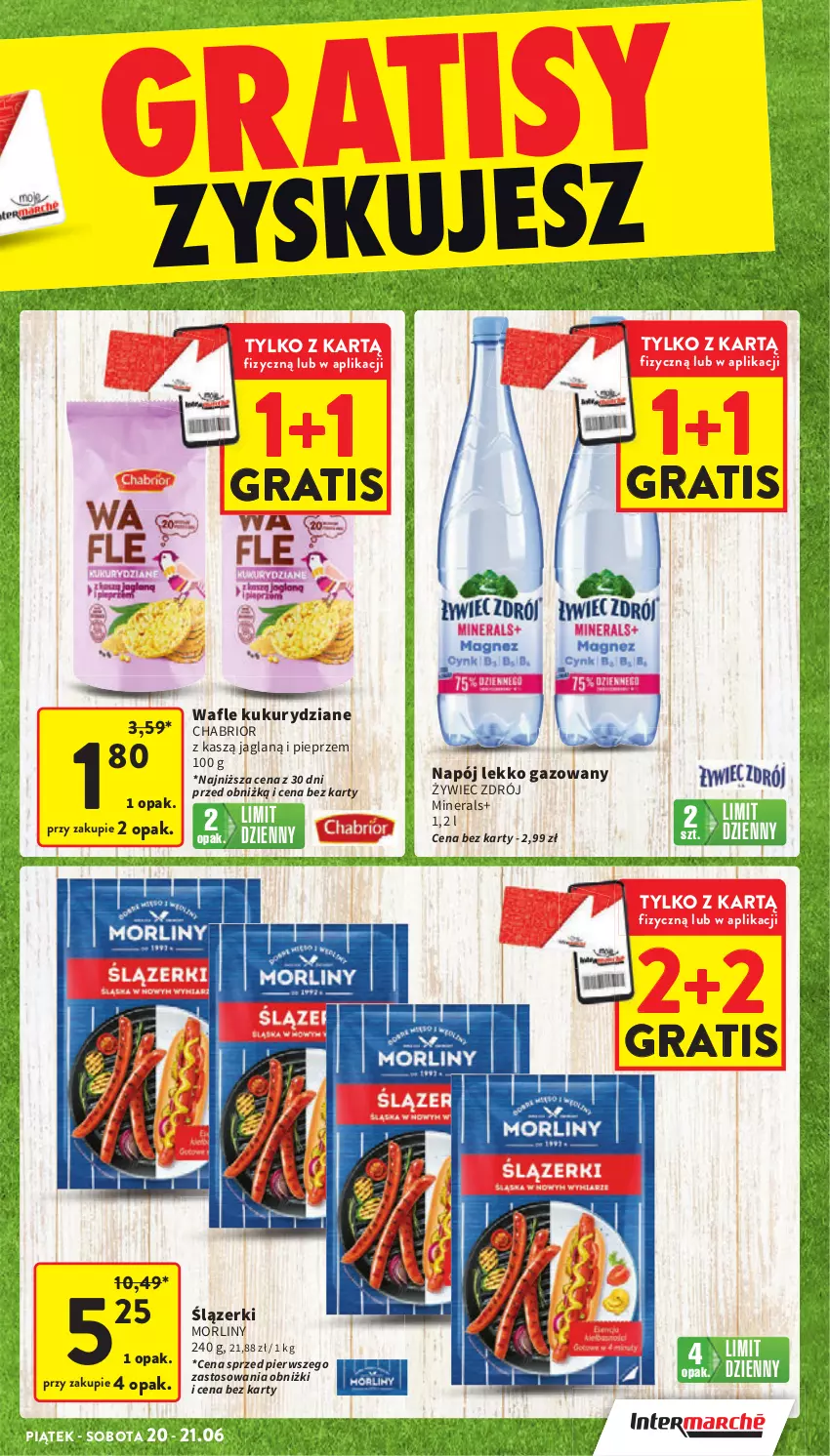 Gazetka promocyjna Intermarche - Gazetka Intermarche - ważna 17.06 do 25.06.2025 - strona 7 - produkty: Chabrior, Gra, Morliny, Napój, Pieprz, Wafle