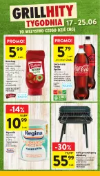 Gazetka promocyjna Intermarche - Gazetka Intermarche - Gazetka - ważna od 25.06 do 25.06.2025 - strona 10 - produkty: Ketchup, Gin, Coca-Cola, Ręcznik, Fanta, Pudliszki, Grill, Sprite, Fa