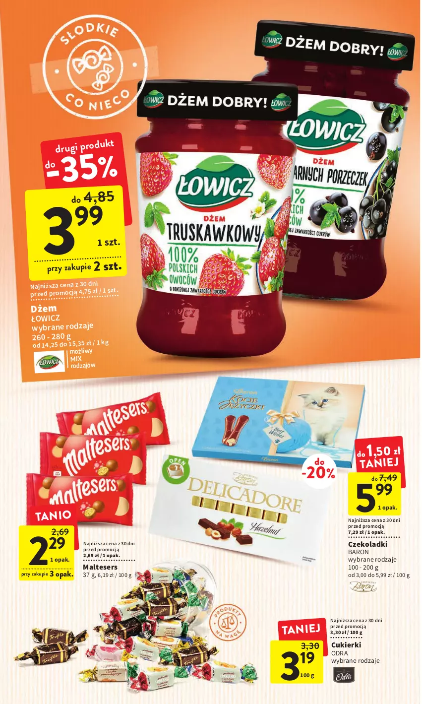 Gazetka promocyjna Intermarche - Gazetka Intermarche - ważna 19.01 do 25.01.2023 - strona 28 - produkty: Cukier, Cukierki, Dżem, Ser