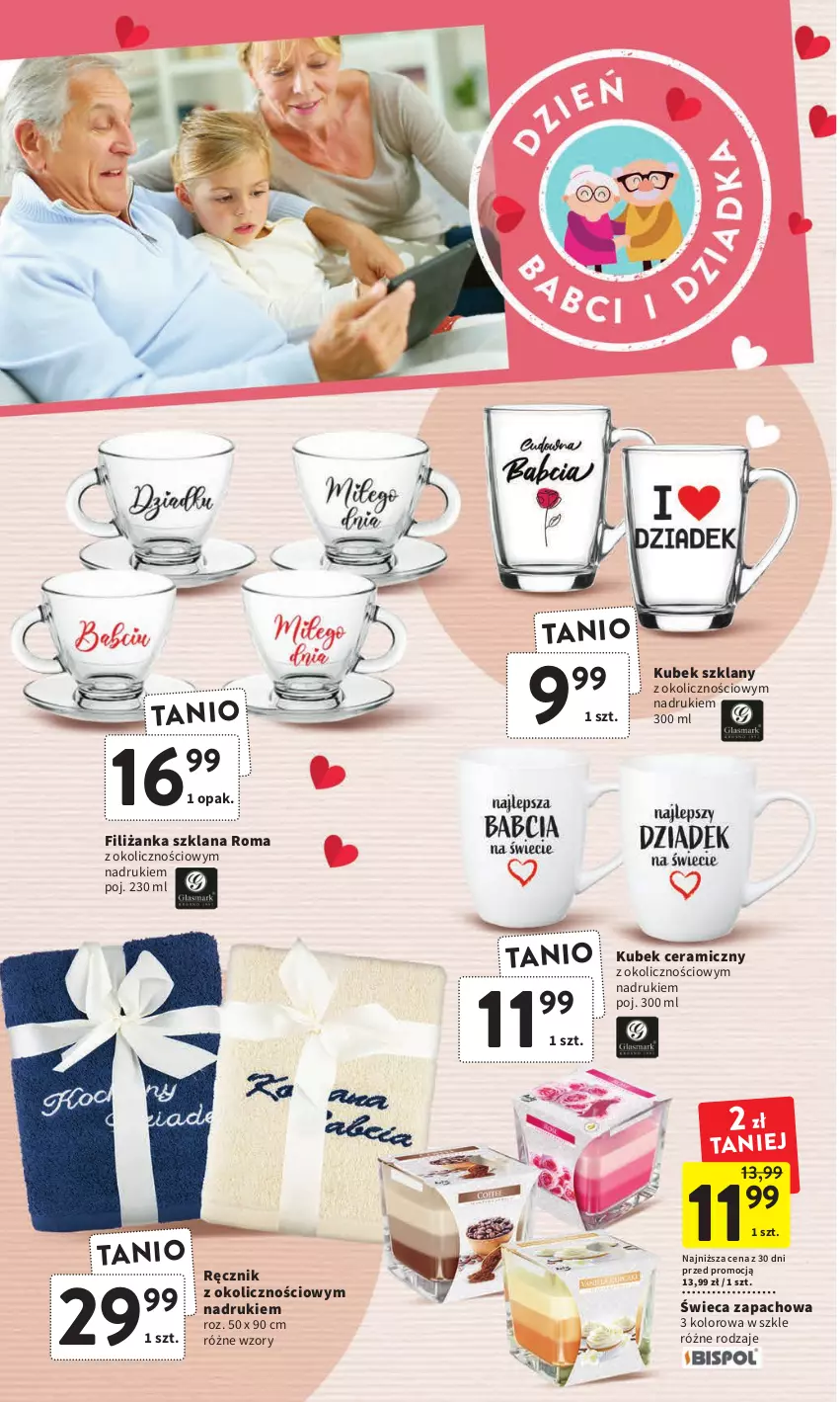 Gazetka promocyjna Intermarche - Gazetka Intermarche - ważna 19.01 do 25.01.2023 - strona 4 - produkty: Filiżanka, Kubek, LANA, Ręcznik