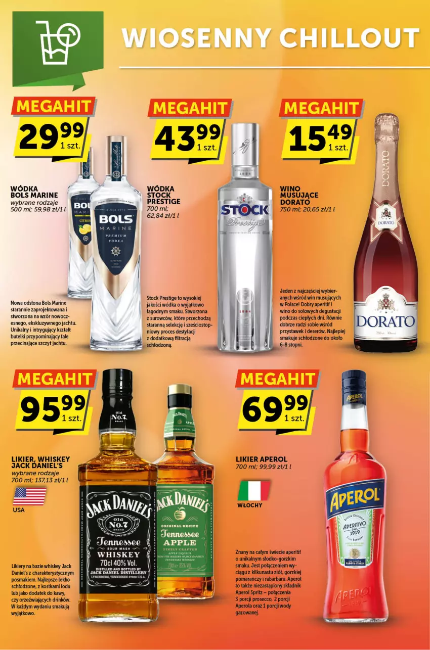 Gazetka promocyjna ABC - ważna 16.05 do 30.05.2024 - strona 2 - produkty: Aperol, Deser, Jack Daniel's, Likier, Mus, Por, Prosecco, Ser, Whiskey, Wino, Wino musujące