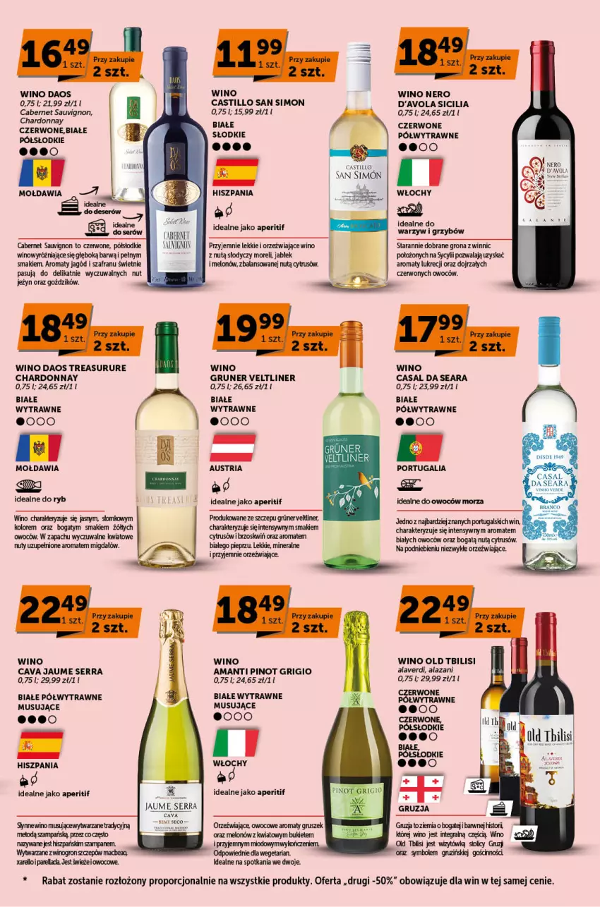 Gazetka promocyjna ABC - ważna 16.05 do 30.05.2024 - strona 5 - produkty: Bukiet, Chardonnay, Gra, Melon, Mus, Noż, Nuty, Pieprz, Pinot Grigio, Por, Ser, Szafran, Wagi, Wino, Wino musujące