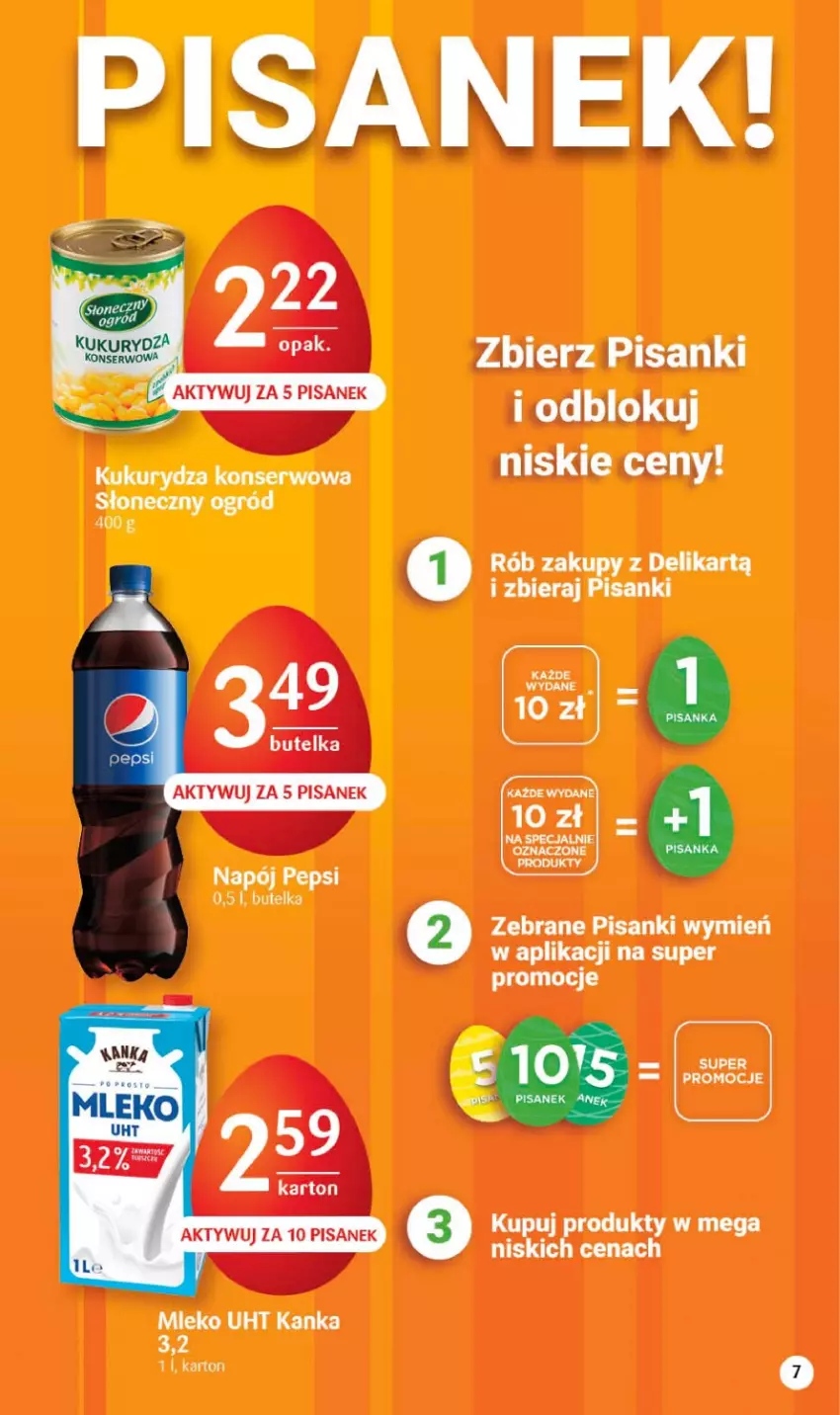 Gazetka promocyjna Delikatesy Centrum - Gazetka DC11 - ważna 16.03 do 22.03.2023 - strona 7 - produkty: Napój, Pepsi, Sanki