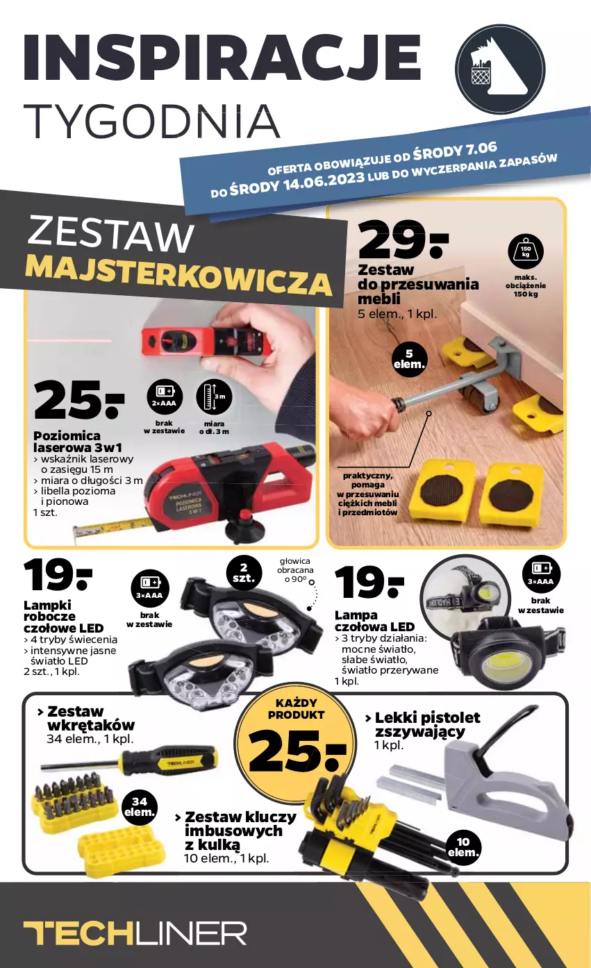 Gazetka promocyjna Netto - Akcesoria i dodatki - ważna 07.06 do 14.06.2023 - strona 2 - produkty: Acana, Bell, Bella, Lampa, Pistolet, Poziomica, Ser, Wkręt, Zestaw kluczy, Zestaw wkrętaków