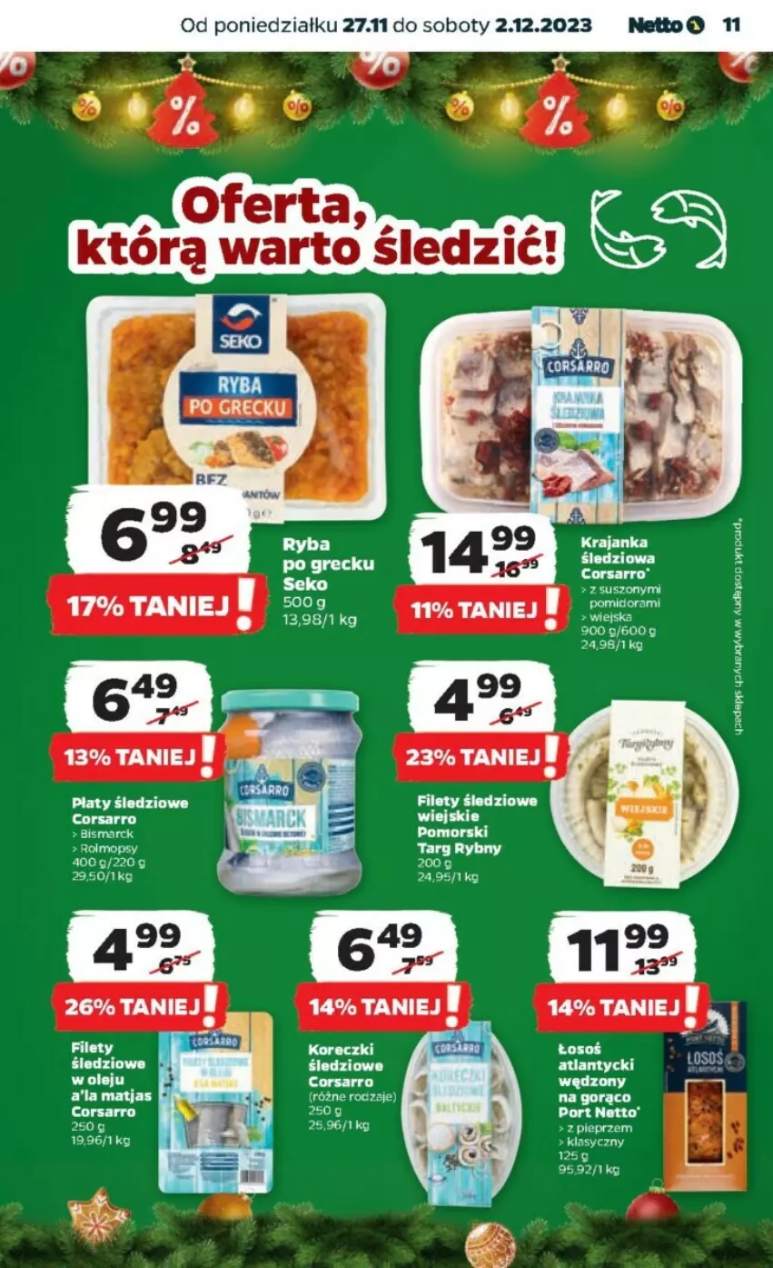 Gazetka promocyjna Netto - ważna 27.11 do 02.12.2023 - strona 3 - produkty: Matjas