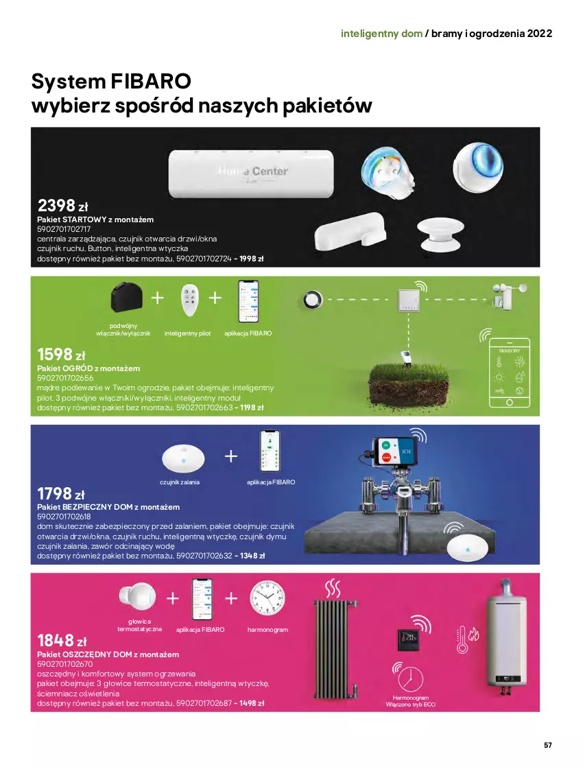 Gazetka promocyjna Castorama - Przewodnik Bramy i ogrodzenia 2022 - ważna 01.03 do 30.09.2022 - strona 57 - produkty: Bezpieczny dom, Drzwi, Gra, Intel, Mięta, Ogród, Olej, Piec, Termos