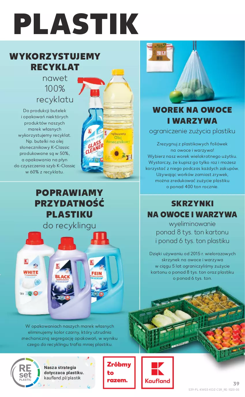 Gazetka promocyjna Kaufland - Promocje tygodnia - ważna 21.01 do 27.01.2021 - strona 39 - produkty: Gra, Olej, Olej słonecznikowy, Owoce, Warzywa