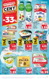 Gazetka promocyjna Kaufland - Promocje tygodnia - Gazetka - ważna od 27.01 do 27.01.2021 - strona 23 - produkty: Piec, Emulsja, Ser, Danone, Jagr, Jogurt, Danonki, Optima Cardio, Activia, Serek homogenizowany, Palma, Serek, Optima, Margaryna, Bakoma, Müller, Kremowa ze śmietanką, Jogurt pitny, Müller Mix