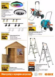 Gazetka promocyjna Obi - Gazetka OBI - Gazetka - ważna od 16.06 do 16.06.2026 - strona 7 - produkty: Top, Drabina, Kosz, Warka, Kamera, Tarcza tnąca, Robot, Wózek, Nawóz, Dźwig, Kosiarka, Traktor, Akumulator