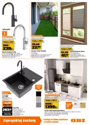 Gazetka promocyjna Obi - Gazetka OBI - Gazetka - ważna od 16.06 do 16.06.2026 - strona 9 - produkty: Top, Sok, Por, Gra, Bateria kuchenna, Zlew, Bell, Zestaw mebli kuchennych, Farba lateksowa, Regał, Młot, Roleta, Syfon, Bateria, Dekoral, Piekarnik, Regał metalowy, Mięta, Dźwig, Fa