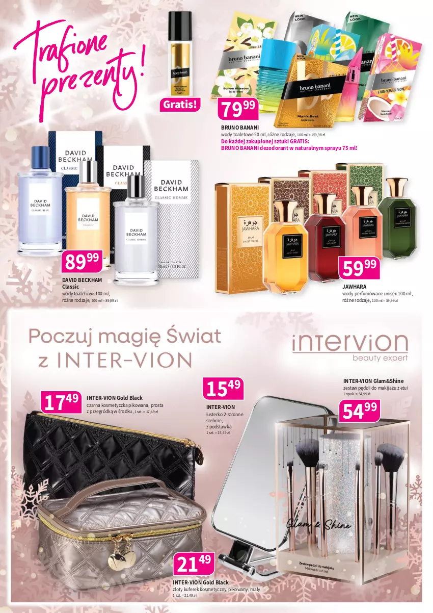 Gazetka promocyjna Drogerie Polskie - Gazetka - ważna 05.12 do 31.12.2025 - strona 2 - produkty: Bruno Banani, David Beckham, Dezodorant, Gra, Kosmetyczka, Lack, Makijaż, Perfum, Zestaw pędzli