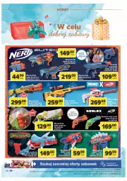 Gazetka promocyjna Carrefour - Gazetka Zabawki część 2 - Gazetka - ważna od 24.12 do 24.12.2022 - strona 26 - produkty: Wyrzutnia, Squad, Hasbro, Nerf, Hobby