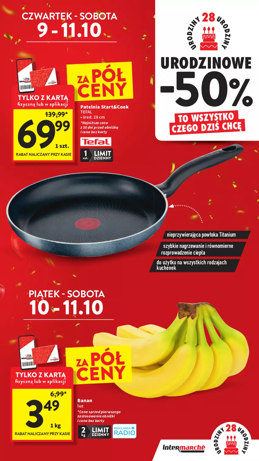 Gazetka promocyjna Intermarche - Gazetka Intermarche - ważna 09.10 do 15.10.2025 - strona 5 - produkty: Fa, Patelnia, Tefal