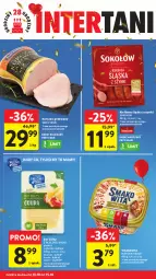 Gazetka promocyjna Intermarche - Gazetka Intermarche - Gazetka - ważna od 15.10 do 15.10.2025 - strona 46 - produkty: Kurczak, Sok, Ser, Smakowita, Salami, Sokołów, Kurczak gotowany, Tarczyński, Edam, Gouda, Kiełbasa, Kiełbasa śląska