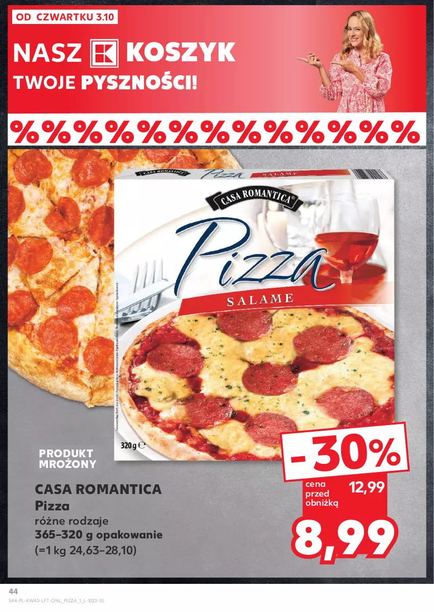 Gazetka promocyjna Kaufland - Gazetka tygodnia - ważna 03.10 do 09.10.2024 - strona 44 - produkty: Kosz, Pizza