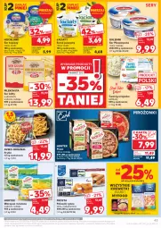 Gazetka promocyjna Kaufland - Gazetka tygodnia - Gazetka - ważna od 09.10 do 09.10.2024 - strona 43 - produkty: Ser topiony, Serek puszysty, Warzywa, Frosta, Top, Ser, Gin, Twaróg, Mlekovita, Paluszki rybne, Mascarpone, Serek, Pizza, Hochland, Galbani, Krewetki, Frytki, Waga, Hortex, Mleko