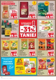 Gazetka promocyjna Kaufland - Gazetka tygodnia - Gazetka - ważna od 09.10 do 09.10.2024 - strona 62 - produkty: Nescafé, Cheetos, Kawa rozpuszczalna, Gra, Kawa ziarnista, Chipsy, Kawa, Dilmah, Herbata czarna, Chrupki, Bajgle, Lipton, Crunchips, Lorenz, Jacobs, Waga, Herbata, Helio, Krakersy