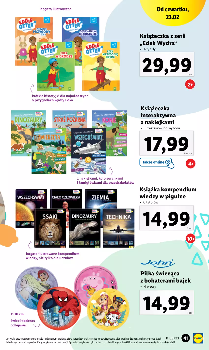 Gazetka promocyjna Lidl - GAZETKA - ważna 20.02 do 25.02.2023 - strona 37 - produkty: Klej, Kolorowanka, Książka, Lustro, Ser, Tera