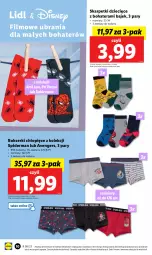 Gazetka promocyjna Lidl - GAZETKA - Gazetka - ważna od 25.02 do 25.02.2023 - strona 12 - produkty: Ubrania, Ser, Spiderman, Avengers, Karp, Skarpetki, Tera, Dzieci, Bokserki, Psi Patrol