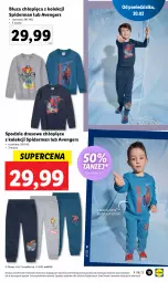 Gazetka promocyjna Lidl - GAZETKA - Gazetka - ważna od 25.02 do 25.02.2023 - strona 17 - produkty: Spiderman, Avengers, Dres, Disney, Spodnie, Bluza, Spodnie dresowe