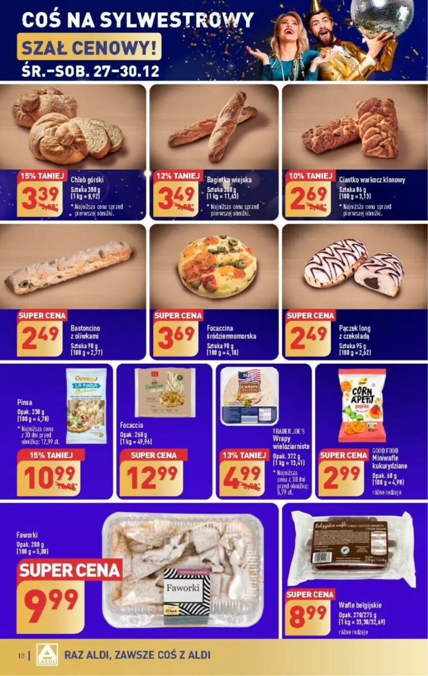 Gazetka promocyjna Aldi - ważna 27.12 do 30.12.2023 - strona 10 - produkty: Chleb, Koc, Orka, Pączek