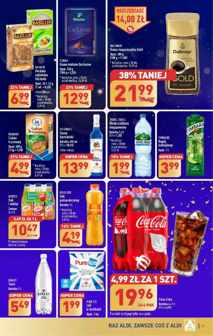 Gazetka promocyjna Aldi - ważna 27.12 do 30.12.2023 - strona 11 - produkty: Herbata, Kawa, Kawa mielona, LANA, LG, Pur, Tchibo, Woda