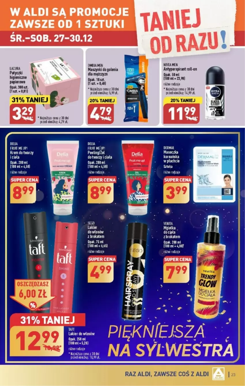 Gazetka promocyjna Aldi - ważna 27.12 do 30.12.2023 - strona 16 - produkty: Antyperspirant, Krem do twarzy, Papier, Rum