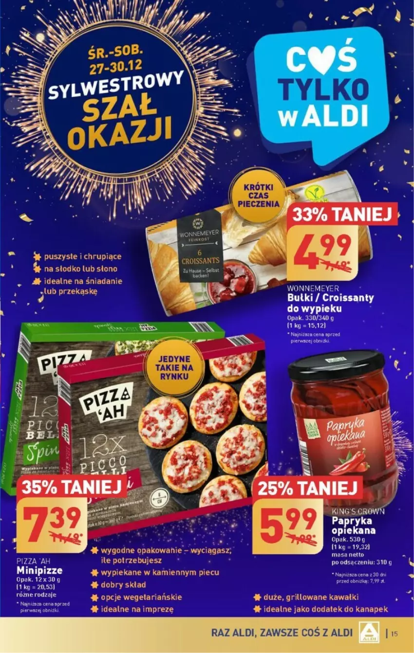 Gazetka promocyjna Aldi - ważna 27.12 do 30.12.2023 - strona 7 - produkty: Croissant, Grill, Kawa, Koc, Papryka, Piec, Pizza