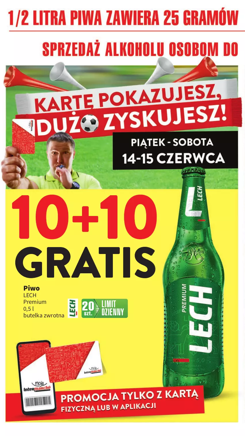 Gazetka promocyjna Intermarche - Gazetka Intermarche - ważna 13.06 do 19.06.2024 - strona 2 - produkty: Gra, Lech Premium, Piwo